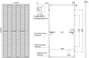 Module solaire monocristallin à demi-cellule Ja Solar <span class=keywords><strong>JAM72S30</strong></span>-550/<span class=keywords><strong>MR</strong></span> 555W 560Wp Panneau solaire 550W Haute efficacité Perc 550/<span class=keywords><strong>MR</strong></span> 555W - Product Image 3