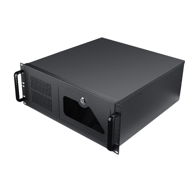 4u Industrial Control Metal Chassis Computer Server ATX Power Supply 7 Slot 19 Inch Rack Multi-HDD