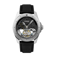 Montres mécaniques chinoises de haute qualité en acier inoxydable, étanches 5 ATM, squelette transparent, Reloj Montre Automatique personnalisée