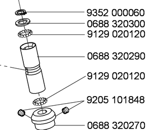 0688 320300 Disco per Durkopp D888, 888, 887, 838, 884 - Product Image 3