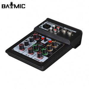 Interface audio portable mini 4 canaux pour console DJ, instrument de musique, microphone 48v, enregistrement - Product Image 2