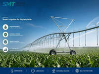 Système d'irrigation à pivot central rotatif à 360 degrés pour les fermes de maïs et de blé