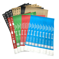 Pulsera Desechable de Papel Tyvek Dupont Ecológica, Impermeable, con Código QR Personalizado, Económica, para Eventos y Entradas
