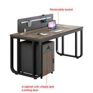 Bàn làm việc văn phòng tối giản hiện đại-bàn làm việc văn phòng một người-Bàn văn phòng chuyên dụng - Product Image 2