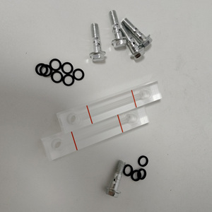 อะไหล่เครื่องอัดอากาศ ชุดกระจกมองระดับน้ำมัน YJ-130 พร้อมสกรูโลหะและชุดโอริง - Product Image 4