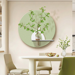 Decorazione della casa 3D decorazione di arte della parete scaffali di piante verdi porcellana di cristallo dipinti appesi <span class=keywords><strong>soggiorno</strong></span> dipinti murali - Product Image 2