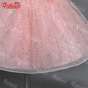 Yoliyolei-<span class=keywords><strong>vestidos</strong></span> de encaje con cuello redondo para niña, <span class=keywords><strong>vestidos</strong></span> bordados con cuentas, falda de diseño para niña, vestido de princesa <span class=keywords><strong>2023</strong></span> - Product Image 6