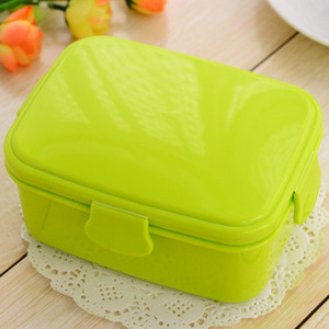 Candy Colored Bento Box Rectangle PP Plastic Microwave Safe Lunch Box Sealed Food <b>Storage</b> <b>Container</b> - Product Image 5