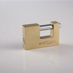Candado de latón resistente con grillete de cierre de llave de gabinete de tres círculos de diseño especial recién llegado a la venta - Product Image 1