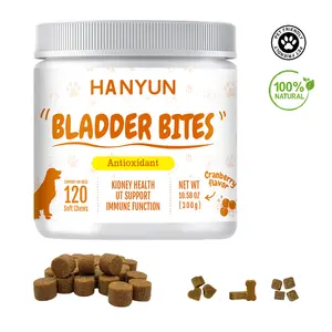 Hanyun amostra livre de maçaneta para cães, maçaneta e bexiga para cães, cuidado de saúde e tratamento urinário