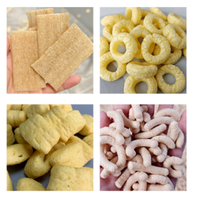 Ligne de production intégrée de snacks soufflés professionnels, machines de transformation alimentaire