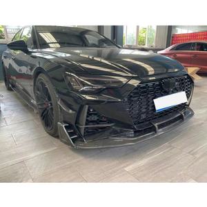 Offre Spéciale <span class=keywords><strong>A6</strong></span> mise à niveau RS6 Kit de carrosserie de pare-chocs avant pour <span class=keywords><strong>Audi</strong></span> C8 <span class=keywords><strong>A6</strong></span> S6 RS6 ABT lèvre avant - Product Image 3