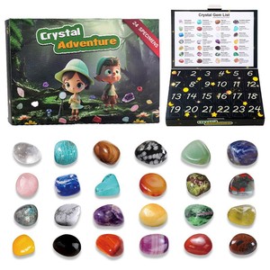 Boîte à Cristaux Surprise Interactive - Calendrier de l'Avent Minéral à 24 Pochettes avec du Divertissement à Piquer pour les Enfants - Product Image 6
