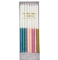 Bougies en gros scintillantes colorées pour décoration de gâteau d'anniversaire, nouvelles bougies d'anniversaire à poudre dorée avec base