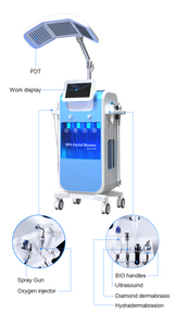 Sistema Profesional de Spa Facial 8 en 1 con Hidrodermoabrasión, Pistola de Pulverización, Terapia BIO y Ultrasonido para el Acné y la Piel Envejecida - Product Image 5