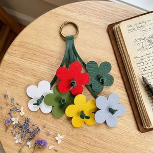 Flower <b>Bag</b> <b>Charm</b> PU Leather Purse <b>Charm</b> Cute Colorful <b>Bag</b> Ornament Keychain Pendant Decoration Gift - Product Image 1
