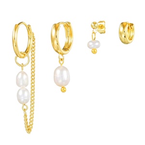 أقراط زولا مخصصة مرصعة بمسمار مجوهرات مصممة للنساء هدية الزفاف بالجملة أقراط متدلية أنيقة - Product Image 4