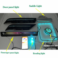 AUTOWELLUS Lumière d'ambiance LED de luxe 12V pour Range Rover Vogue 2014-2017, amélioration de l'intérieur, lampe d'ambiance, éclairage du cadre de toit