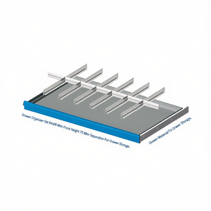 Fami <b>Drawer</b> Organizer Set 64x36 Mm Front Height 75 Mm Separation Material For <b>Drawer</b> Storage - Product Image 3