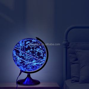Globe terrestre éducatif espagnol MPR Globe, cadre métallique bleu, diamètre 20 cm - Outil d'apprentissage de la géographie de bureau, cartes détaillées et durables - Product Image 4