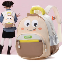 Nouveau Sac à Dos Oxford en Polyester 2026 pour Maternelle, Garçons et Filles de 3 à 6 Ans, Color-Block, Respirant, Imperméable et Ludique