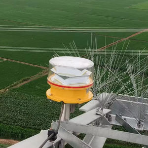 Feux d'obstruction universels 100/240 <span class=keywords><strong>VAC</strong></span> 50/60Hz, lumière blanche de jour 20 000 cd ; lumière blanche de nuit 2 000 cd, synchronisation GPS, intensité moyenne ICAO - Product Image 1