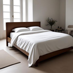 KHÁCH SẠN thương mại bộ đồ giường OEM bền và sang trọng chải sợi nhỏ Duvet và tấm Bộ cho thương hiệu của bạn - Product Image 5