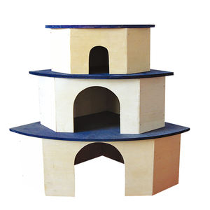 YOCAN Custom all'ingrosso Pet House per conigli in legno di pino gabbia di criceti dal vivo per roditori prezzo alla rinfusa - Product Image 6