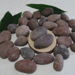 Voorbeeld beschikbaar: natuurlijke, onbewerkte rode kiezelsteen, decoratieve steen voor Zen-tuinlandschap, moderne siersteen - Product Image 2