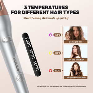 UKLISS Fer à boucler automatique sans fil avec rouleaux rotatifs, appareil de coiffure et de soin des cheveux, fer à friser automatique - Product Image 4