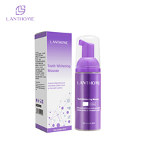 Mousse Blanchissante Dentaire 50ml Nettoyage en Profondeur Taches de Cigarettes Répare et Illumine Neutralise les Tons Jaunes Plaque Dentaire Haleine Fraîche