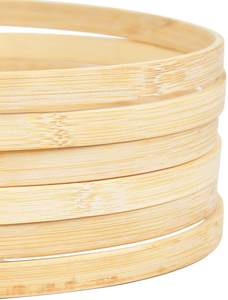 Décoration de mariage en cercles ronds non peints, couronne florale, suspension murale, en <span class=keywords><strong>bois</strong></span> de bambou, artisanat, anneau en <span class=keywords><strong>bois</strong></span> <span class=keywords><strong>pour</strong></span> attrape-rêve - Product Image 2