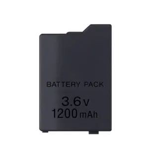 Baterai pengganti 1200mAh 3.6V untuk pengontrol portabel Gamepad PSP2000 baterai PSP3000