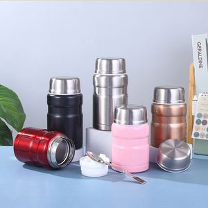 Wholesale Custom Logo 800Ml 1000Ml Stainless Steel Vacuum Insulated Food Jar Food <b>Thermo</b> Thermal Flask for School Office - Product Image 2