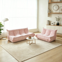 Canapé moderne en forme de L pour salon, fauteuil inclinable sectionnel sans structure, ensemble de meubles de salon à prix abordable