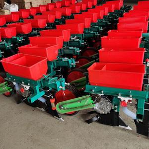 เครื่องปลูกข้าวโพดอเนกประสงค์พร้อมถังสีแดงและล้อเดี่ยวสำหรับการทำฟาร์มแบบไม่ไถพรวน - Product Image 6