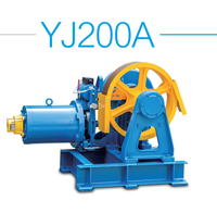 Machine de traction à engrenages pour ascenseur de marchandises YJ200-1000kgs Moteur d'ascenseur