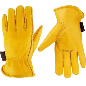Factory Made Solid Color High Quality Best Selling Non-Slip Tripolymer Made Cut-Resistant <b>PVC</b> Coated Safety Working <b>Gloves</b> - Product Image 2