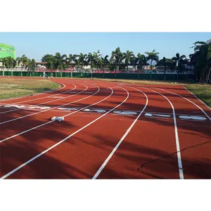 400 Meters Polyurethane luar olahraga lantai Penuh Sistem Atletik