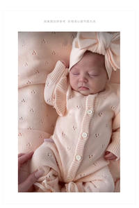 Monos de bebé para primavera y otoño, suéteres de punto para niñas, peleles infantiles, ropa para gatear, ropa para exterior - Product Image 2