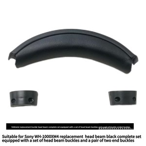 Para Sony WH-1000XM4: Accesorios de repuesto para auriculares con cubierta de diadema de cuero proteico y almohadilla de diadema de piel de cordero - Product Image 2