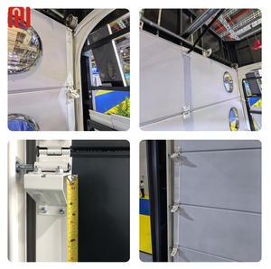 <span class=keywords><strong>Porte</strong></span> <span class=keywords><strong>de</strong></span> <span class=keywords><strong>garage</strong></span> sectionnelle moderne à grain <span class=keywords><strong>de</strong></span> bois, <span class=keywords><strong>porte</strong></span> <span class=keywords><strong>automatique</strong></span> à ouverture par le haut <span class=keywords><strong>avec</strong></span> <span class=keywords><strong>porte</strong></span> piétonne intégrée, isolée, fabrication OEM - Product Image 5
