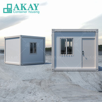 Nouvelle usine Projet d'ingénierie de petite maison personnalisé 3*3M Maison mobile Maisons modulaires préfabriquées Maison en conteneur Maisons préfabriquées