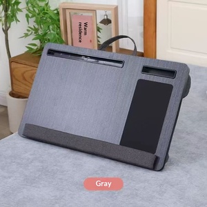 Escritorio Portátil Ajustable de Madera Moderna - Mesa para Laptop para Uso en Escuela, Dormitorio, Auto y Oficina - Product Image 2