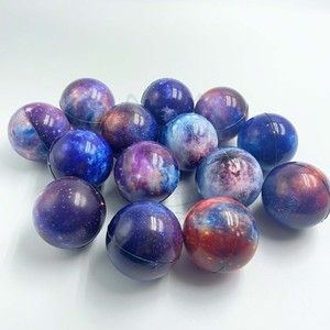 固体聚氨酯泡沫9行星教育6.3厘米直径应力消除和教育工具星空弹力球挤压玩具 - Product Image 2