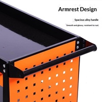 Chariot à outils à trois niveaux avec tiroirs verrouillables – Chariot utilitaire pour réparation automobile spécifique au fabricant ; Chariot mobile multifonctionnel à pousser et tirer