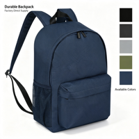 Sac à dos étudiant imperméable BSCI pour ordinateur portable, idéal pour les trajets quotidiens et les voyages, unisexe, avec poche en filet et porte-bouteille, OEM disponible