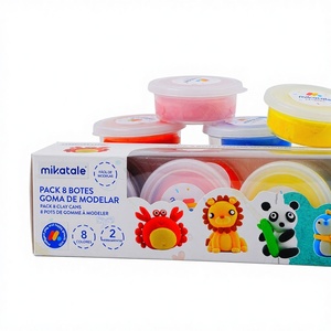 Kit d'argile à séchage à l'air pour l'apprentissage éducatif, pâte à modeler, argile à modeler approuvée CE, jouet pour les activités des enfants d'âge préscolaire - Product Image 4