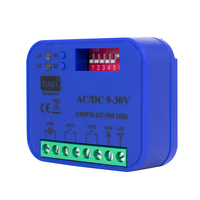 SMG-8122 WiFi 300-900MHz RF 9-30V porte de Garage porte Tuya contrôleur intelligent commutateur 2CH récepteur 433MHz 868MHz émetteur