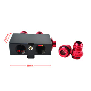 Adaptateur de thermostat de refroidisseur d'huile PQY avec raccords An10 pour la mise à niveau et la rénovation du moteur - Product Image 4